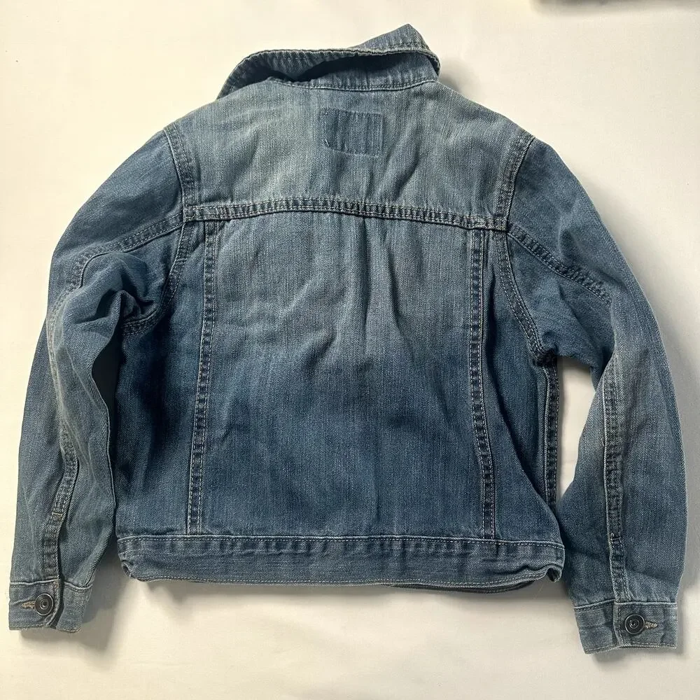 The Children's Place Button Up Jean Jacket Sz S/P 5-6y